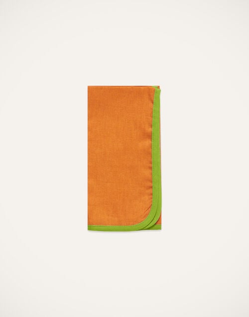 La Doublej Large Napkins Set Of 2 Rainbow Siena In Linen