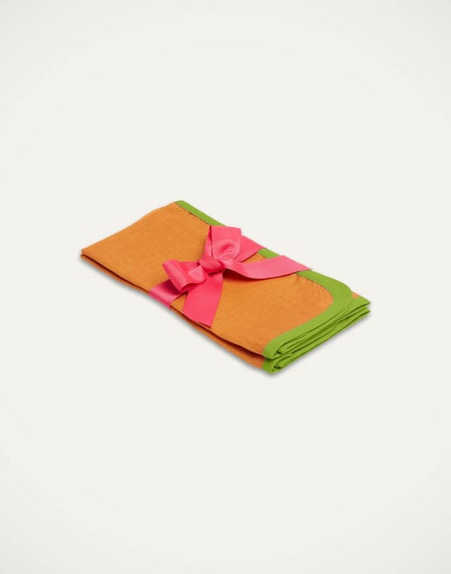 la doublej Large Napkins Set Of 2 Rainbow Siena in Linen