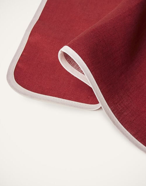 La Doublej Large Napkins Set Of 2 Rainbow Vino In Linen