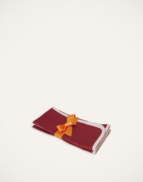 la doublej Large Napkins Set Of 2 Rainbow Vino in Linen