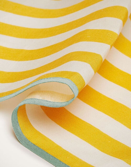 La Doublej Large Napkins Set Of 2 Riviera Giallo In Linen