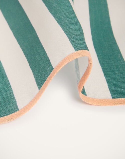 La Doublej Large Napkins Set Of 2 Riviera Green In Linen