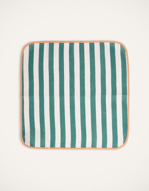 La Doublej Large Napkins Set Of 2 Riviera Green In Linen