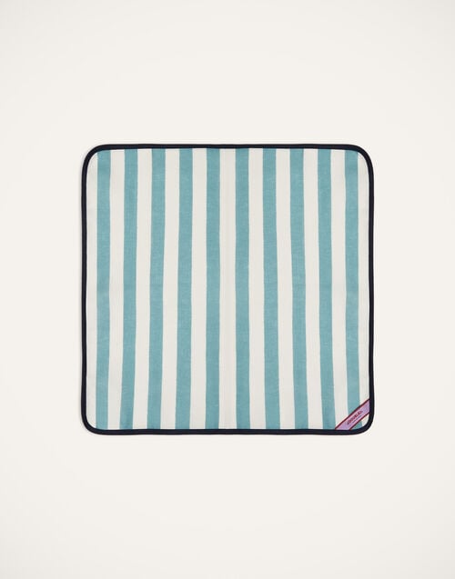 La Doublej Large Napkins Set Of 2 Riviera Sky Blue In Linen