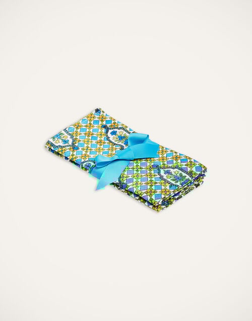 la doublej Large Napkins Set Of 2 Santachiara in Linen