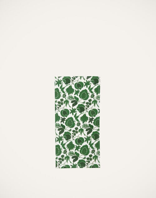 La Doublej Large Napkins Set Of 2 Wildbird Verde Small In Linen