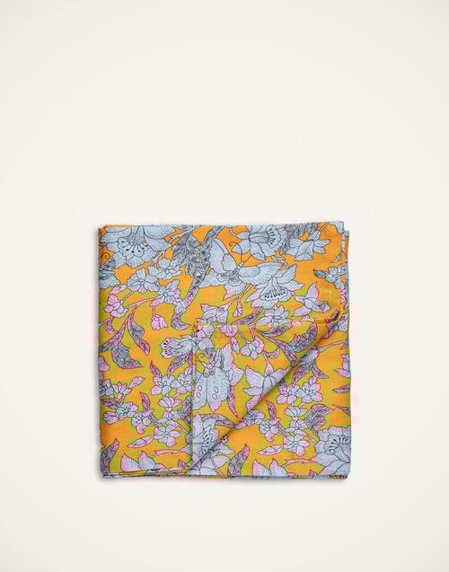 la doublej Large Tablecloth Lilium Zafferano in Linen