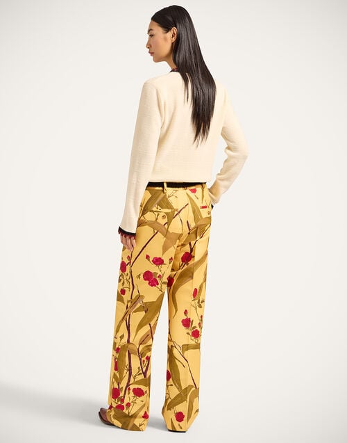 La Doublej Let Loose Pants Bamboo Yellow In Cady Wool