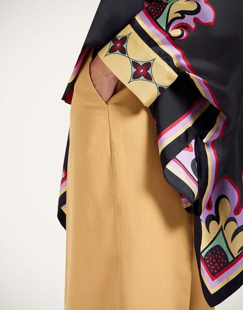 La Doublej Let Loose Pants Solid Havana In Cotton Linen