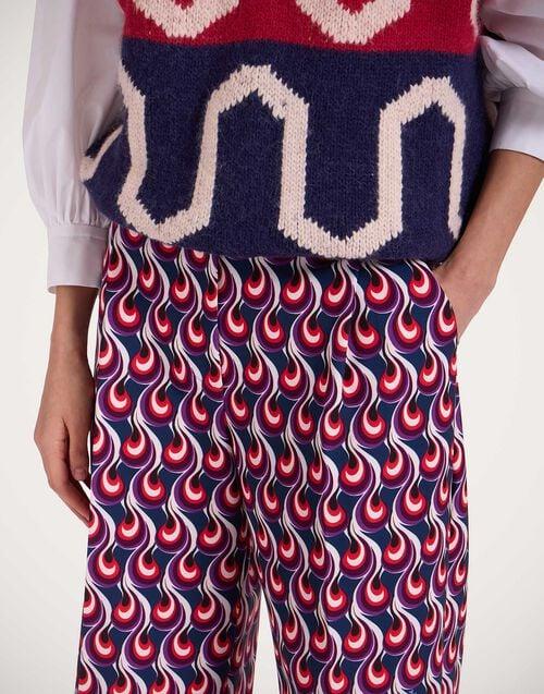 La Doublej Loose Pants Melty Blue In Compact Jersey