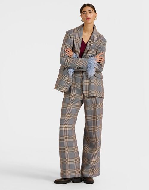 la doublej Loose Pants Moors Multicolor in Viscose Tailoring