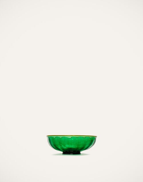 La Doublej Luxury Nut Bowl Set Of 2 Verde/Rosa In Glass