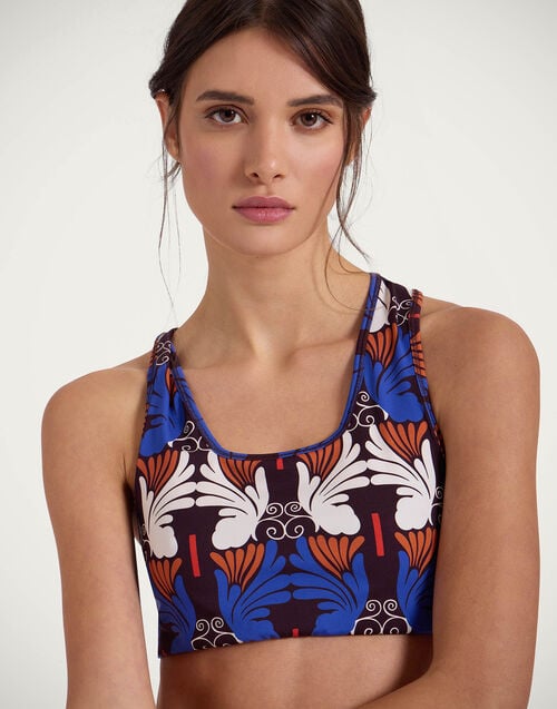 La Doublej Magica Bra Ali Micro Chocolate In Jersey Stretch