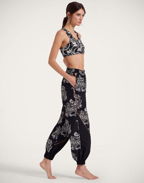 La Doublej Magica Bra Aperol Black & White In Jersey Stretch