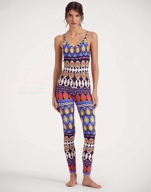 La Doublej Magica Catsuit Rio Chocolate In Jersey Stretch