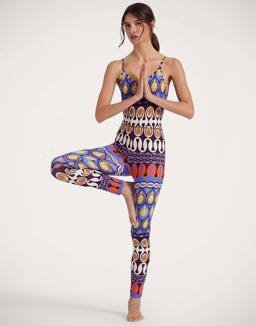 La Doublej Magica Catsuit Rio Chocolate In Jersey Stretch