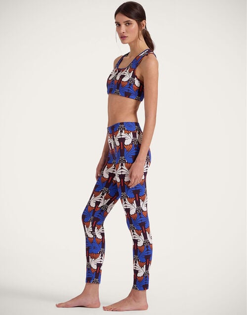 la doublej Magica Leggings Ali Micro Chocolate in Jersey Stretch