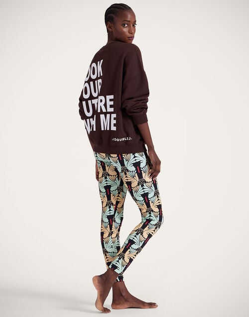 La Doublej Magica Leggings Ali Micro Yellow In Jersey Stretch