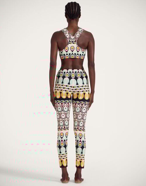 La Doublej Magica Leggings Rio Yellow In Jersey Stretch