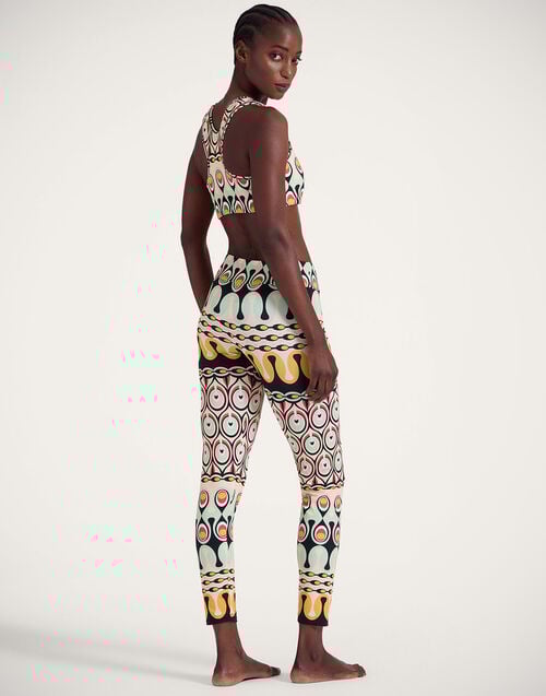 La Doublej Magica Leggings Rio Yellow In Jersey Stretch