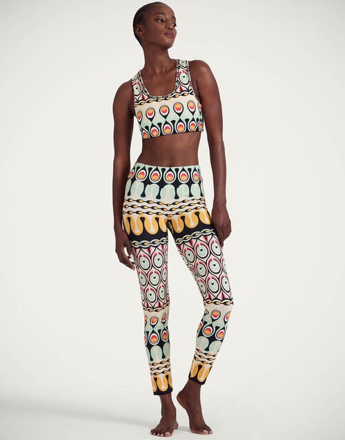 la doublej Magica Leggings Rio Yellow in Jersey Stretch