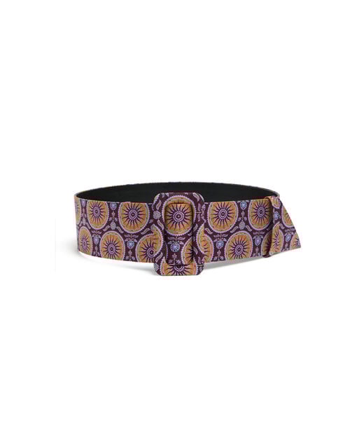 La Doublej Medium Belt Sovereign Mini Purple In Light Faille