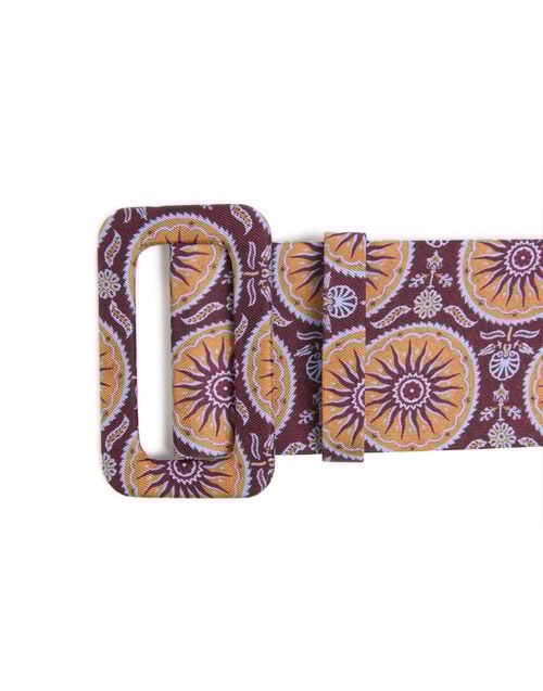 La Doublej Medium Belt Sovereign Mini Purple In Light Faille