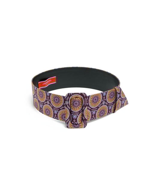 la doublej Medium Belt Sovereign Mini Purple in Light Faille