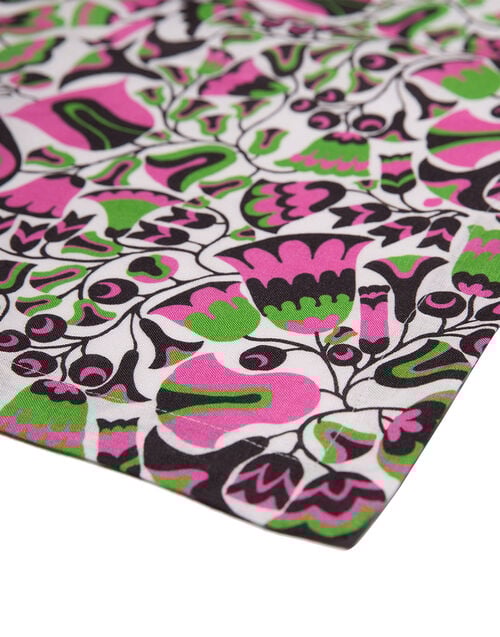 La Doublej Medium Tablecloth (180x280) Tulipani In Linen