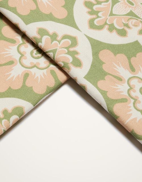 La Doublej Medium Tablecloth Palazzo Light Pink In Panama Cotton