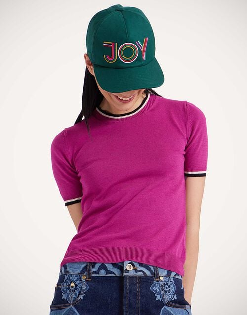 la doublej Milano Cap Joy Dark Green in Twill Cotton