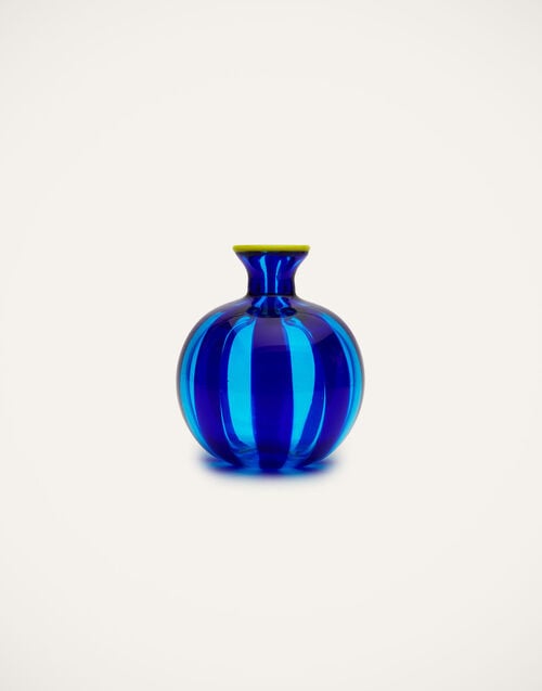la doublej Mini Ciccio Vase Blue/Acquamarine in Glass
