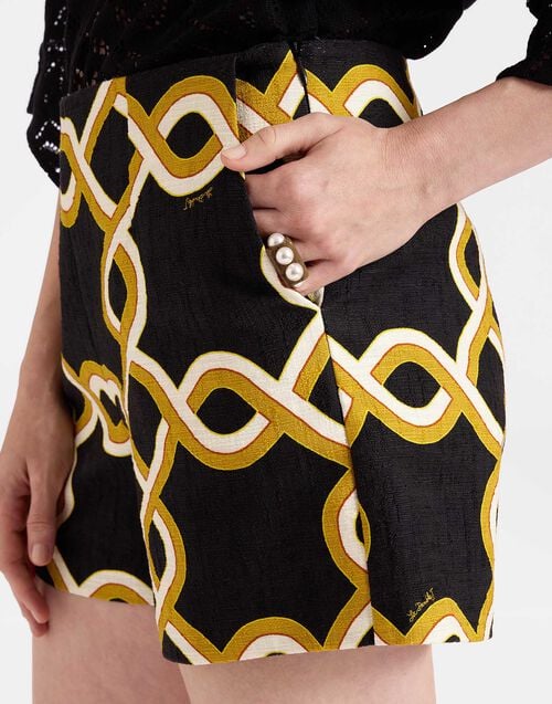 La Doublej Nefertiti Ring Solid Tortoiseshell In Acrylic Resin