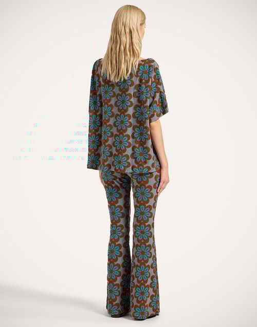 La Doublej New Meditation Pants Caper Rust In Terrycloth