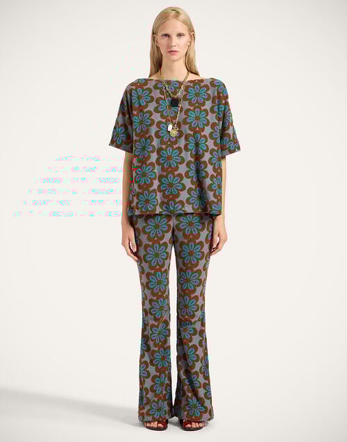 La Doublej New Meditation Pants Caper Rust In Terrycloth