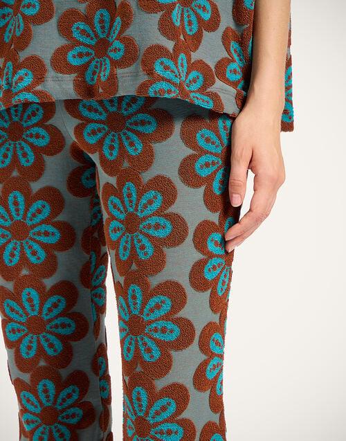 La Doublej New Meditation Pants Caper Rust In Terrycloth