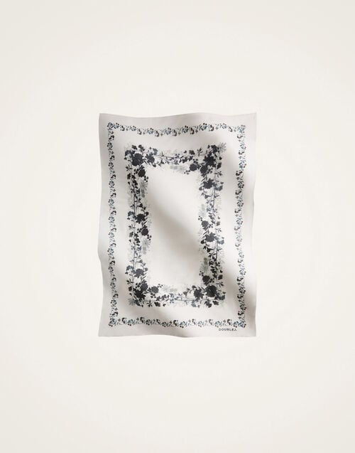 La Doublej Pareo Stilo Placée Ivory In Cotton Voile