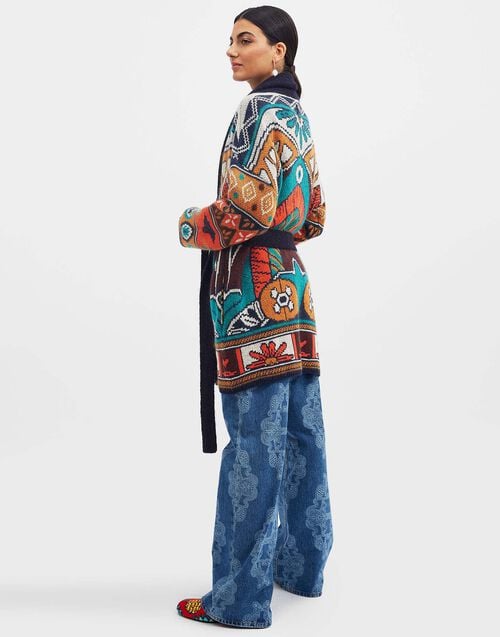 La Doublej Philae Cardigan Philae Placée In Soft Wool