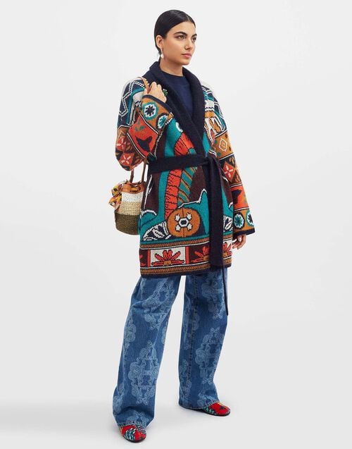 la doublej Philae Cardigan Philae Placée in Soft Wool