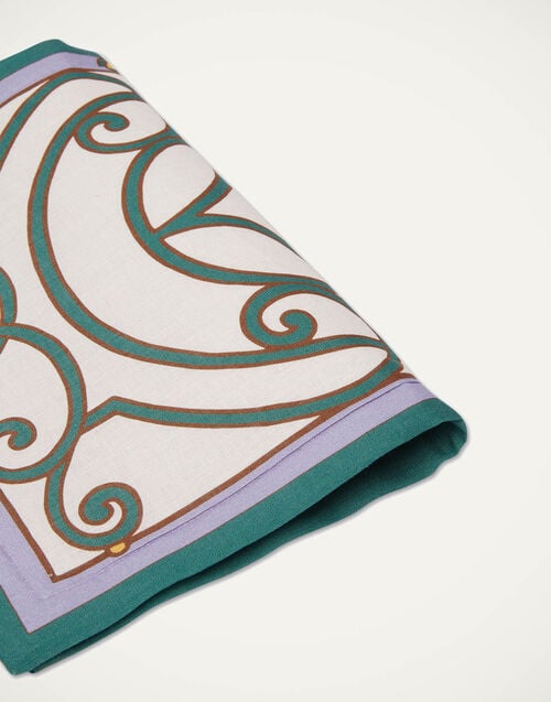 La Doublej Placemat Set Of 2 Cortile Ivory In Linen