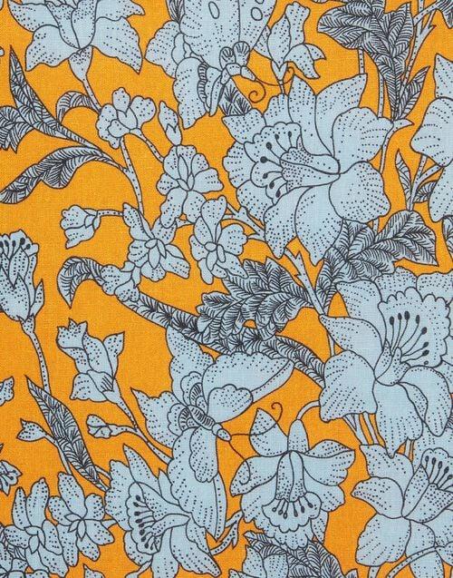 La Doublej Placemat Set Of 2 Lilium Zafferano In Linen