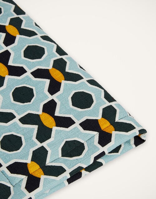 La Doublej Placemat Set Of 2 Plaza Small Light Blue In Shot Cotton