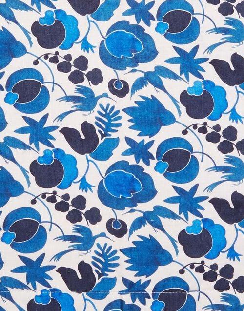 La Doublej Placemat Set Of 2 Wildbird Blu Small In Linen