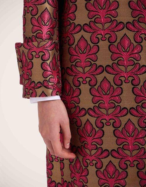 La Doublej Precious Coat Herald Fuchsia In Jacquard