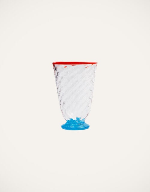 La Doublej Quilted Glasses Set Of 4 Multicolor In Murano Glass