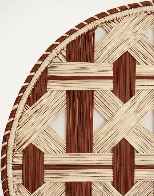 La Doublej Raffia Placemats Set Of 2 Napoli Cioccolato In Iraca