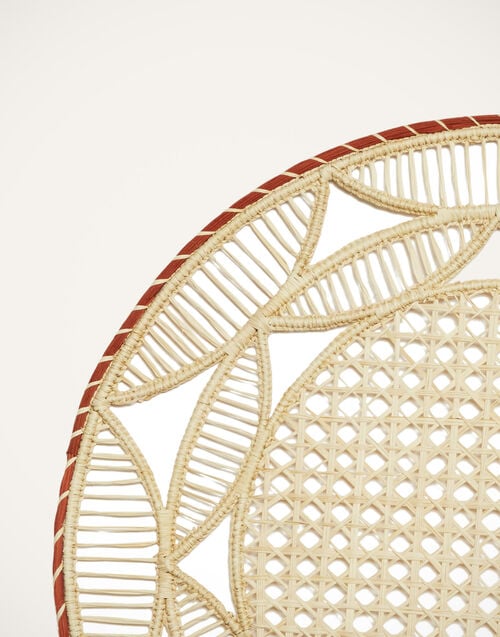 La Doublej Raffia Placemats Set Of 2 Sol Brick In Raffia