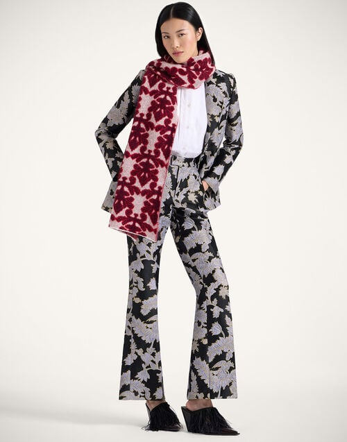 la doublej Saturday Night Pants Lark Black in Jacquard