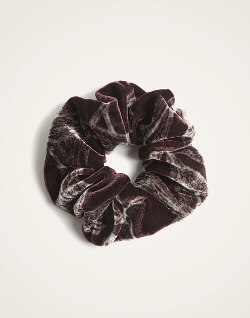 La Doublej Scrunchie Set Mixed Prints In Silk Twill