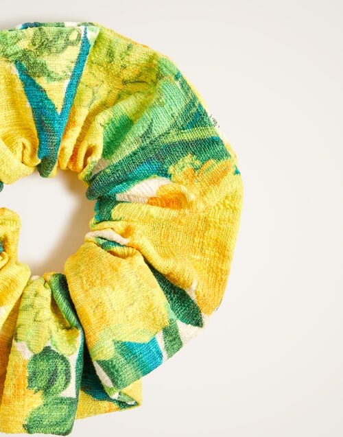 La Doublej Scrunchie Set Mixed Prints In Silk Twill & Cotton
